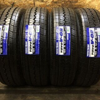 新品 TOYO V-02 185R14LT 6PR 14インチ 夏タイヤ 4本 2016年製 バン用 (VTF365) クレジットカード QR決済可能