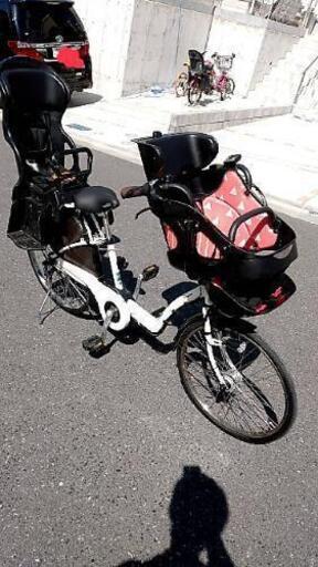 Panasonic電動自転車★26インチ３人乗り。前後タイヤ新品。