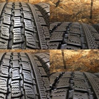 TOYO DELVEX 934 195/80R15 107/105L LT 15インチ スタッドレス 4本 2017～18年製 ハイエース キャラバン等　(VTH382) クレジットカード QR決済可能