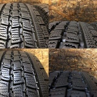 TOYO DELVEX 934 195/80R15 107/105L LT 15インチ スタッドレス 4本 2017～18年製 ハイエース キャラバン等　(VTH382) クレジットカード QR決済可能