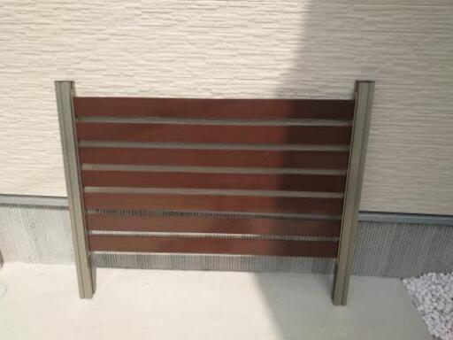 最終値下げ☆アルミフェンス☆2個セット☆総額39000円の品☆土台付き