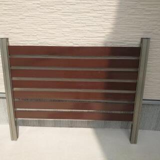 最終値下げ☆アルミフェンス☆2個セット☆総額39000円の品☆土台付き