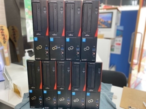 売約済み！ありがとうございました！転売向け！超爆安！デスクトップPC 9台セット！富士通 D552/HW FMVD0800FD