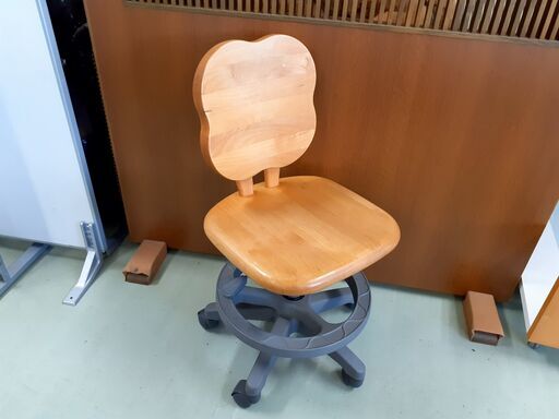 木製 学習椅子 ダックチェア リーフ 堀田木工所 子供椅子 (ken) 鬼無の 