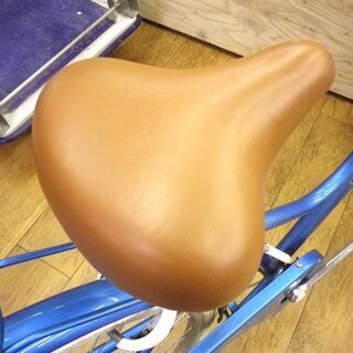 自転車 26インチ 青 変速無 カゴ カギ ライト付き 中古 AFFICHE 札幌