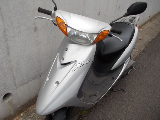 ２スト原付バイク●スクーター　リモコンジョグ●ＪＯＧ シルバー　中古　快調♪ 普通に走ります!