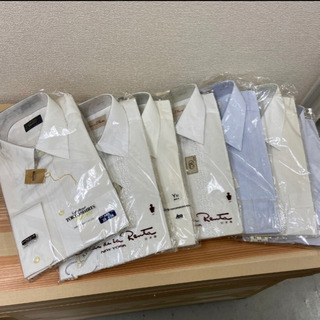 【ネット決済】ワイシャツ7枚新品、ネクタイ7本中古　売ります。