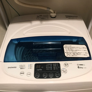 洗濯機 2017年製 6キロ