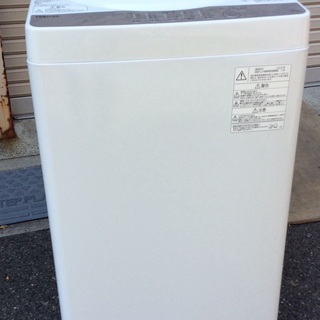 【RKGSE-491】特価！東芝/5kg/全自動洗濯機/AW-5G6/中古/2018年製/当社より近隣地域無料配達 RKGSE-491】特価！東芝/5kg/全自動洗濯機/AW-5G6/中古/2018年製/当社