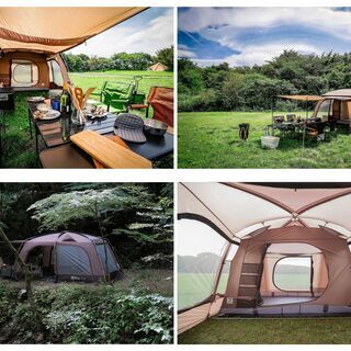 テント テントファクトリー 2ルームスクリーンテント AOBA(アオバ