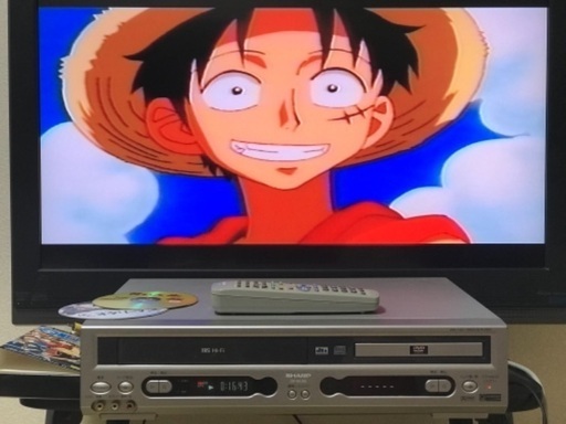 懐かしのホッコリん◎録画も◎ SHARP シャープ　VTR一体型DVDビデオプレーヤー　ビデオデッキ