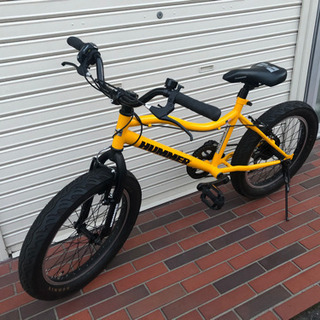 ほぼ未使用■HUMMER HM CRU206FAT / ハマー ファットバイク コンパクトサイクル