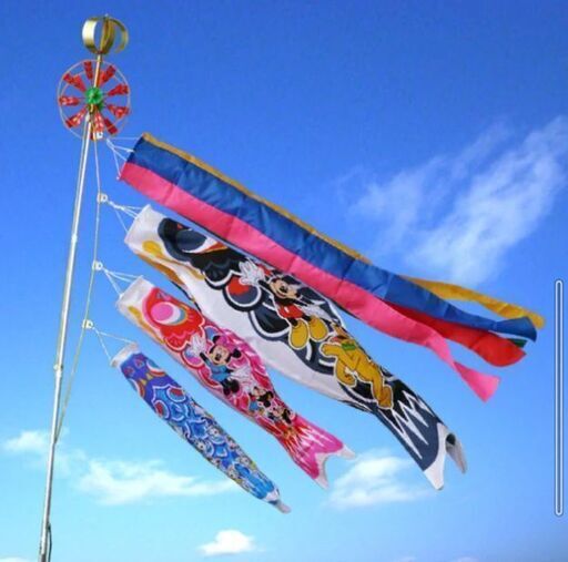 新品♡万能型スタンド付き♡定価25300円♡ディズニー♡ミッキー♡鯉のぼり