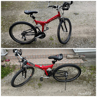 FILOING CROSS折り畳み式クロスバイク26インチ中古自転車