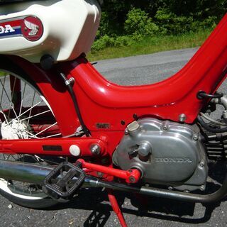 リトルホンダ　モペット　原動機付自転車　昭和レトロ　アンティーク　赤 リトルホンダ モペット 原動機付自転車 昭和レトロ アンティーク 赤