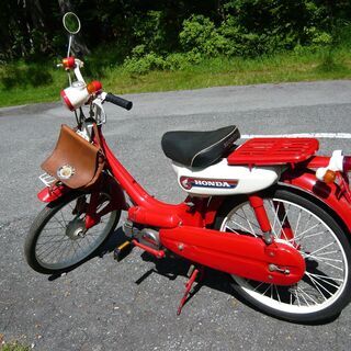 リトルホンダ　モペット　原動機付自転車　昭和レトロ　アンティーク　赤 リトルホンダ モペット 原動機付自転車 昭和レトロ アンティーク 赤