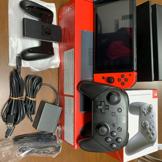 お取引準備中】Nintendo switch ネオンブルーレッド プロコン