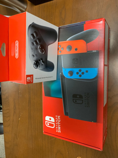 お取引準備中】Nintendo switch ネオンブルーレッド プロコン