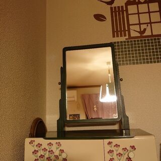 レトロなミニ一面鏡