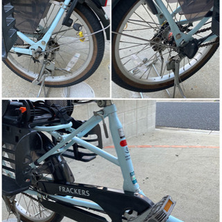 お引取先決まりました ☆ 丸石 ふらっかーず 子供乗せ 3人乗り 自転車 非電動