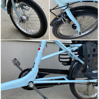 お引取先決まりました ☆ 丸石 ふらっかーず 子供乗せ 3人乗り 自転車 非電動