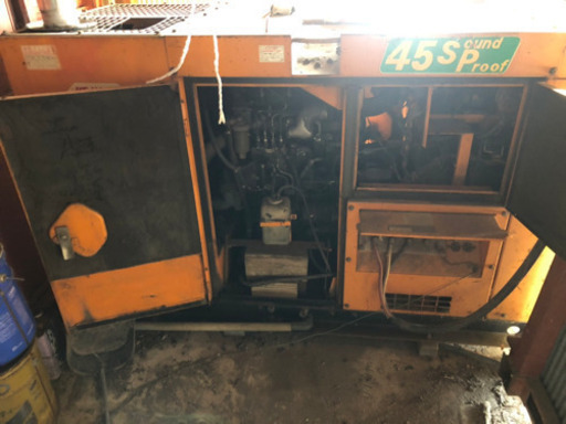 デンヨーディーゼルエンジン発電機45sph