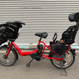 美品　人気な車種　ヤマハパスキッス20インチ　子供乗せ電動自転車