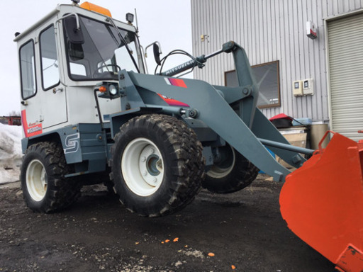 美品三菱WS300AⅡホイールローダー☆スパイクタイヤ、ヒーター付ディーゼルターボ4WD