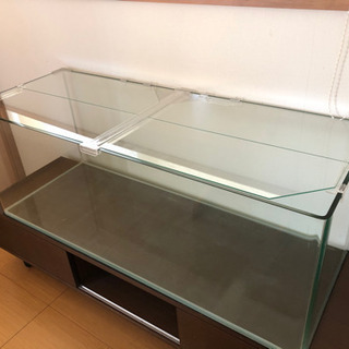 【値下げ】水槽 120センチ コーナ曲げガラスフレーム コトブキレグラス R-1200