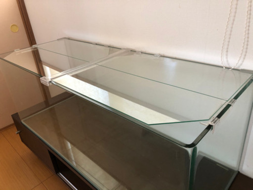 【値下げ】水槽 120センチ コーナ曲げガラスフレーム コトブキレグラス R-1200