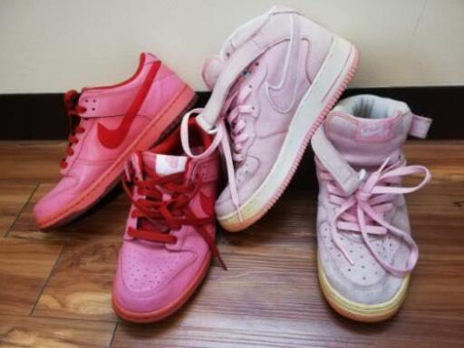 NIKE ピンク レアスニーカー セット