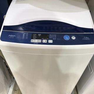 洗濯機　アクア　7K　2017年　AQW-H72（W）