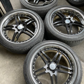 【ネット決済・配送可】プリウスアルファ等225/45r19ジャンク