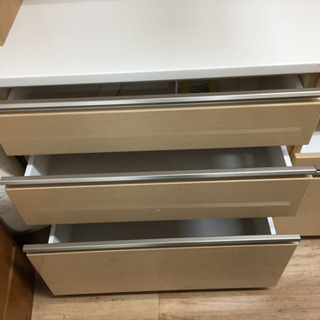 ニトリのレンジボード（ナチュラル×ホワイト）です。【トレファク東