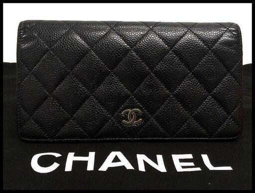 CHANEL ココマークが可愛いがま口折り長財布