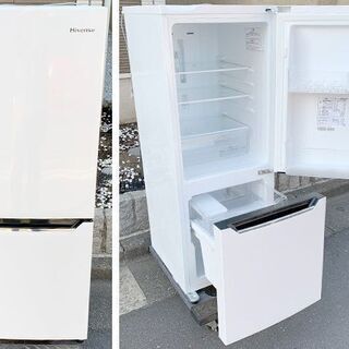 生活応援?】冷蔵庫Hisense 150L 2019年製 HR-D15C 洗濯機