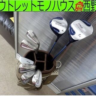 ▷レディース ゴルフセット フィットウェイ 8本セット キャディバッグ