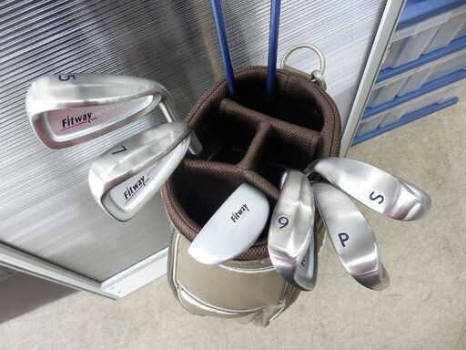 ▷レディース ゴルフセット フィットウェイ 8本セット キャディバッグ