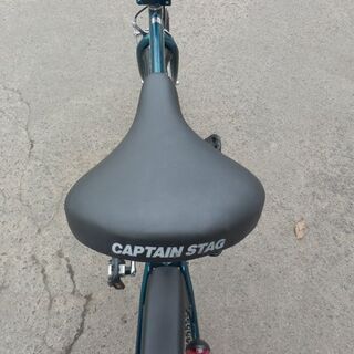 ▷折り畳み自転車 20インチ キャプテンスタッグ 緑 グリーン 自転車