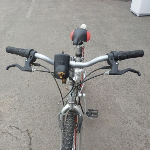 ▷自転車 26インチ 6段変速 キャプテンスタッグ シルバー CAPTAINSTAG