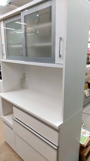 ✨松田家具✨2面レンジボード 食器棚