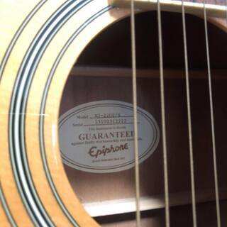 美品】Epiphone AJ-220S 本体＋ソフトケース＋弦、ピックなど備品付き