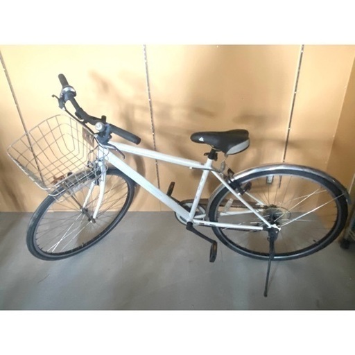 自転車 PRECISION 27インチ ママチャリ 白黒