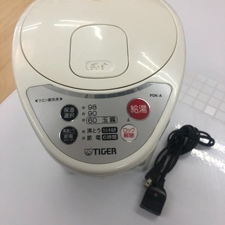 ０円！無料！Tigerマイコン電動ポット2.2L