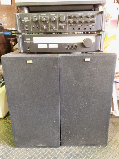 sansui サンスイ オーディオセット チューナー•ミキサー•スピーカー