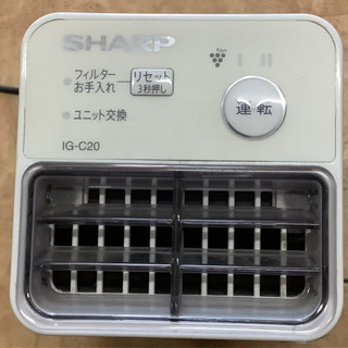 SHARP 高濃度プラズマクラスター搭載 イオン発生機 リサイク...