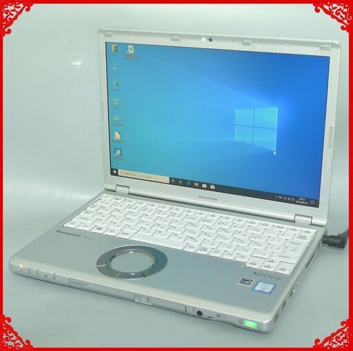 【送料無料】ノートPC 中古動作良品 12.1型 Panasonic CF-SZ5ADCKS 第6世代Core i5 4GB 320GB DVDRW 無線 Bluetooth Windows10 Office