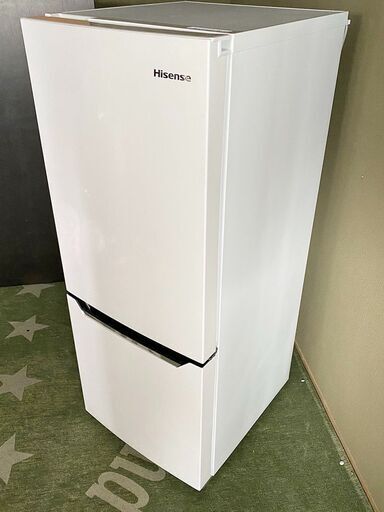 札幌市内近郊送料無料 Hisense 冷凍冷蔵庫 HR-D15C 2020年製 2ドア冷蔵庫 ハイセンス 中古