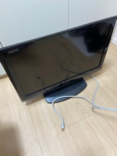 テレビ　20v型ワイド　AQUOS