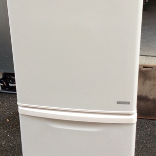 【RKGRE-605】特価！Panasonic/138L 2ドア冷凍冷蔵庫/NR-BW148C-W/中古品/2016年製/当社より近隣無料配達